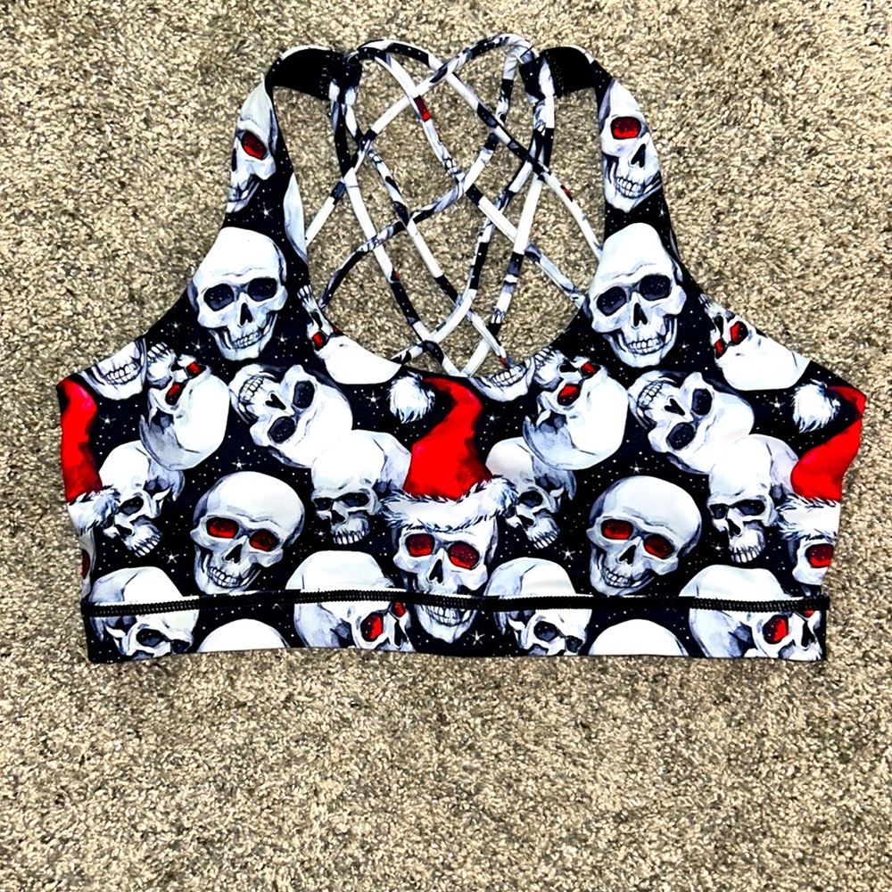 CVG “Naughty List” Butterfly Back Bra, NWOT